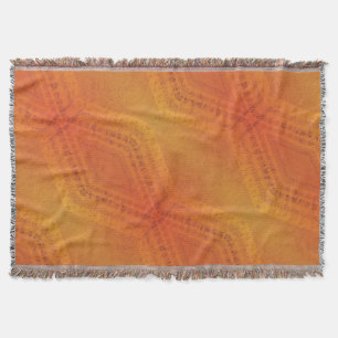 Couverture Acceptation   Motif de Shibori rouge orange jaune
