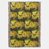 Couverture Accrocher les orchidées jaunes Fleurs tropicales (devant Vertical)