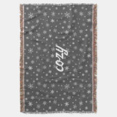 Couverture accueil chaleureux flocon de neige (devant Vertical)