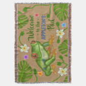 Couverture Accueil de grenouille à notre nom personnalisé (devant Vertical)