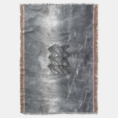 Couverture Acier d'argent industriel Aquarius Zodiac (devant Vertical)