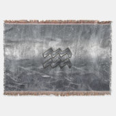 Couverture Acier d'argent industriel Aquarius Zodiac (Devant)