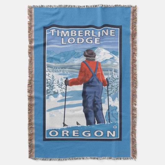 Couverture Admirer de skieur - loge de Timberline, Orégon (devant Vertical)