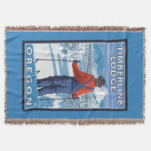 Couverture Admirer de skieur - loge de Timberline, Orégon (Devant)