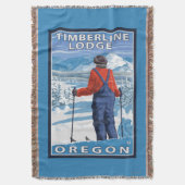 Couverture Admirer de skieur - loge de Timberline, Orégon (devant Vertical)