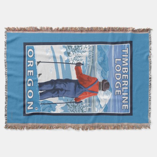 Couverture Admirer de skieur - loge de Timberline, Orégon (Devant)