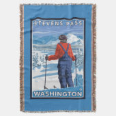 Couverture Admirer de skieur - passage de Stevens, Washington (devant Vertical)