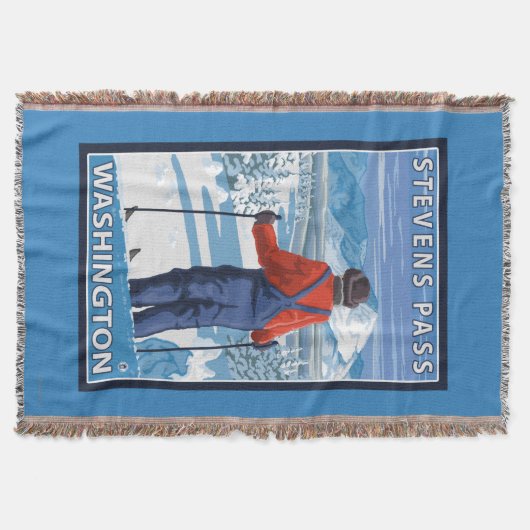Couverture Admirer de skieur - passage de Stevens, Washington (Devant)