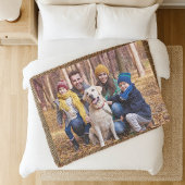Couverture Adorable Custom Family Photo Woven