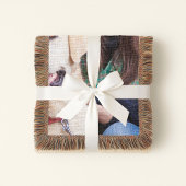 Couverture Adorable Custom Family Photo Woven