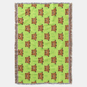 Couverture Adorable Motif de la marmotte de bois (devant Vertical)
