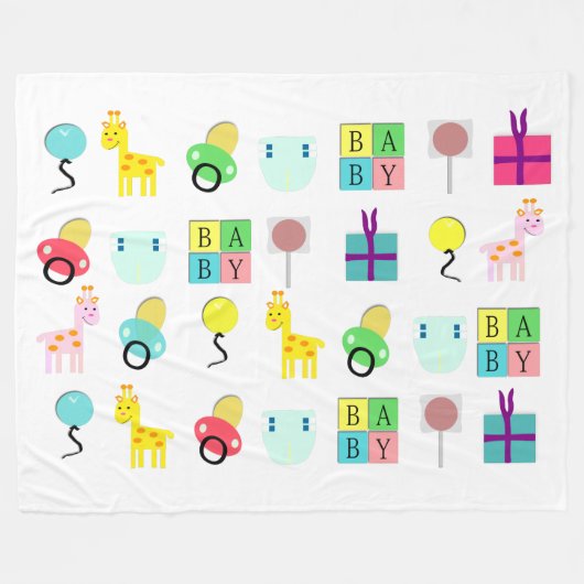 Couverture adulte de bébé de conception mignonne (Devant (Horizontal))