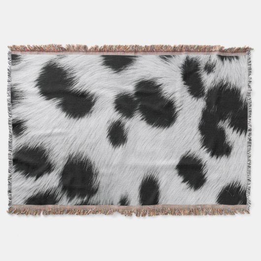 Couverture Affiche élégante à motif faux fourrure de dalmatie (Devant)