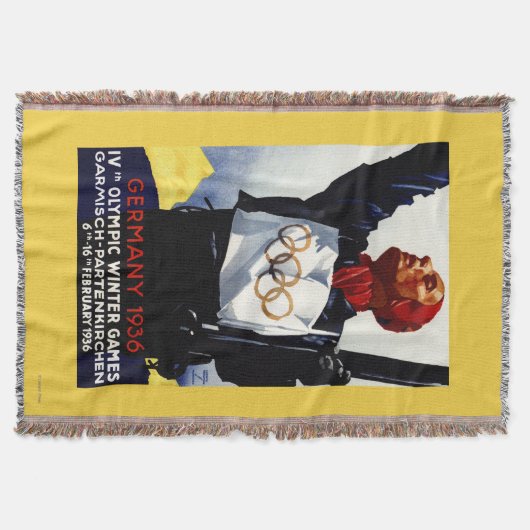 Couverture Affiche olympique de publicité de 1936 jeux (Devant)