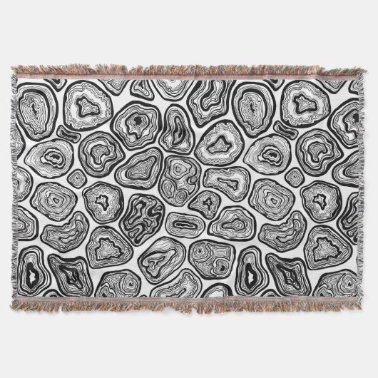 Couverture Agate les tranches en noir et blanc (Devant)