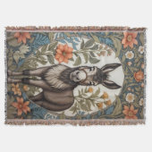 Couverture Agritourisme Donkey William Morris inspiré (Devant)