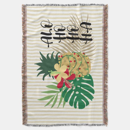 Couverture Aiguille tropicale hawaïenne ALO-HO-HA (devant Vertical)