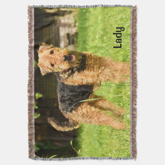 Couverture Airedale Terrier Chien chiot (devant Vertical)