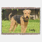 Couverture Airedale Terrier Chien chiot (Devant)