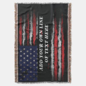 Couverture Ajouter votre propre texte sur grunge American fla (devant Vertical)