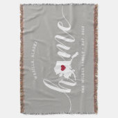 Couverture Alaska Home State Rustic Personnalisé (devant Vertical)