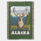 Couverture AlaskaCaribou dans le Vintage voyage sauvage (devant Vertical)