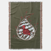 Couverture Alexander the Cardinal Throw Blanket (devant Vertical)