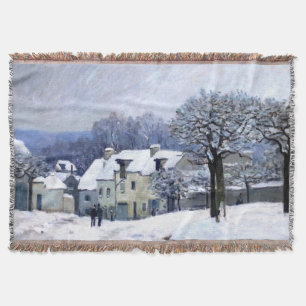 Couverture Alfred Sisley Place du Chenil à Marly, neige