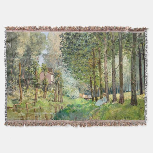Couverture Alfred Sisley - Reposez le long du ruisseau (Devant)