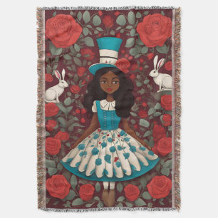 Couverture Alice noire au pays des merveilles