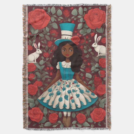Couverture Alice noire au pays des merveilles (devant Vertical)