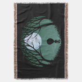 Couverture Alien Art Blanket E.T. Alien Gray Throw Blanket (devant Vertical)