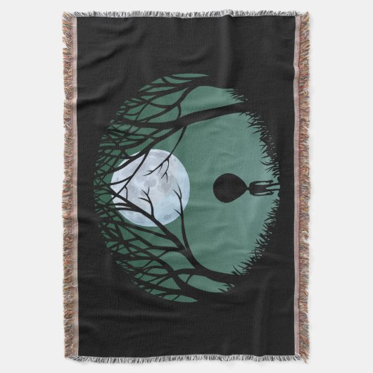 Couverture Alien Art Blanket E.T. Alien Gray Throw Blanket (devant Vertical)