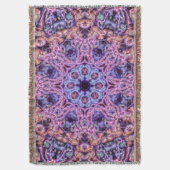 Couverture Alien complexe pourpre Kaleidoscopic Mandala (devant Vertical)