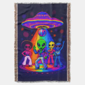 Couverture Alien Disco UFO with Disco Dancing Aliens (devant Vertical)