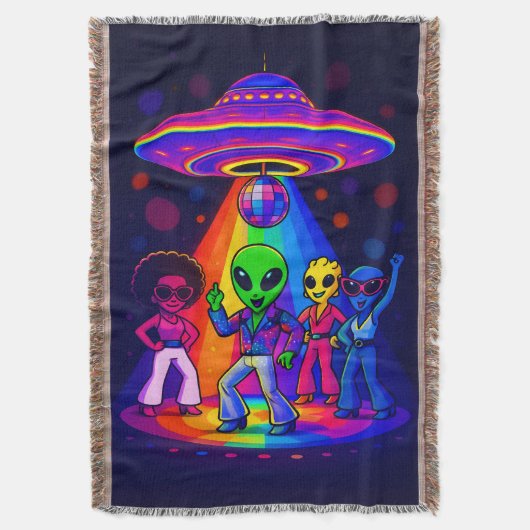 Couverture Alien Disco UFO with Disco Dancing Aliens (devant Vertical)