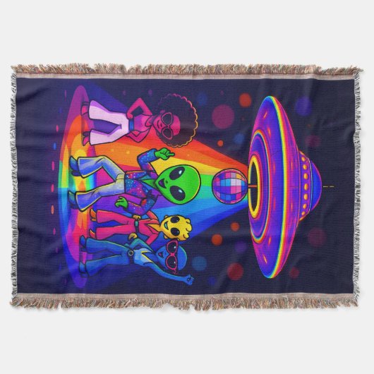 Couverture Alien Disco UFO with Disco Dancing Aliens (Devant)