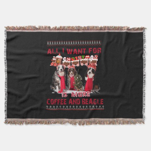 Couverture All I Want Beagle And Coffee (Devant)