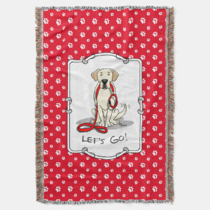Couverture Allons-y ! Yellow Lab Labrador Retriever Dog Cute