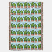 Couverture Aloe Vera Plantes Ai Art (devant Vertical)
