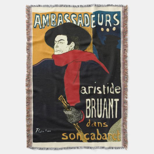 Couverture Ambassadeurs Art Nouveau vintage, Toulouse Lautrec (devant Vertical)