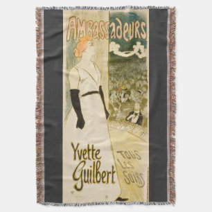 Couverture Ambassadeurs Yvette Guilbert par Theophile Steinle