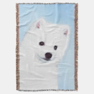 Couverture American Eskimo Dog Painting - Original Dog Art