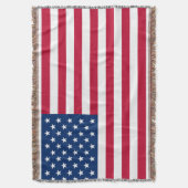 Couverture American Flag jette une couverture. (devant Vertical)