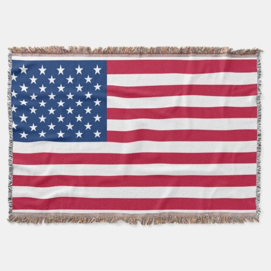 Couverture American Flag jette une couverture. (Devant)