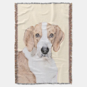 Couverture American Foxhound Painting - Joli art original chi