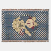 Couverture Americana Annie Throw Blanket (Devant)