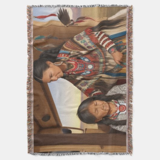 Couverture amérindienne | Boutique Indiens (devant Vertical)
