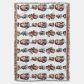 Couverture Amérindiens Amérindiens Conception Motif (devant Vertical)