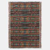 Couverture Amérindiens Motifs Boho Culture Arts Abstraits (devant Vertical)